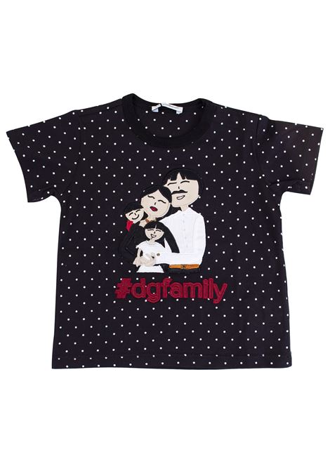 T-shirt neonato a pois DOLCE & GABBANA KIDS | L1JT41 G7KDKHN19W
